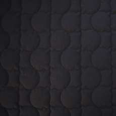 코튼빌 DTP 대폭 면 20수 바이오워싱 패딩원단 곰돌이누빔 440g, 블랙, 1개