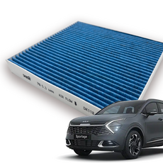 DABONI PM0.3 藍色 活性碳 冷氣濾網 Sportage NQ5 & 油電混合, 1個, DK118