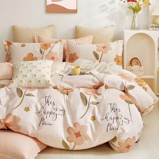 J-bedtime 床寢時光 100%純棉四季被寢具4件組 S9303L-H + R9303M