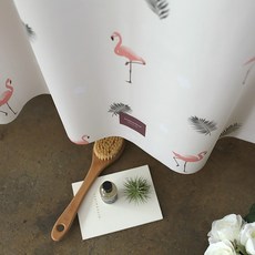 OneSevenNine 布料浴簾, 紅鶴, 1個