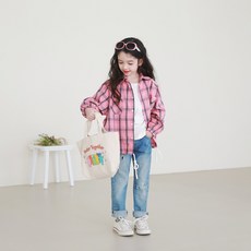 女童Jubi格紋襯衫 J7172