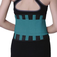 리치덕 통기성 허리보호대 청록, 1개