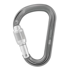 PETZL Attach 螺旋鎖定攀岩用鎖定鉤環 AP-M038AA, 1個, 灰色