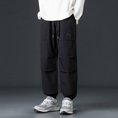 스타빈 남성용 캐주얼 주름 조거 팬츠