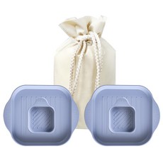 deyou 캠핑 플레이팅 접시 2p + 앞접시 소스볼 2p + 파우치 세트, 그레이(접시), 1세트