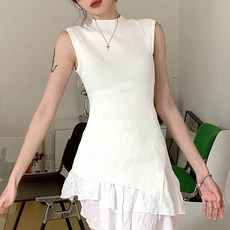 포플러앤씨 여성용 로베리 민소매 니트 P24SMKN031815