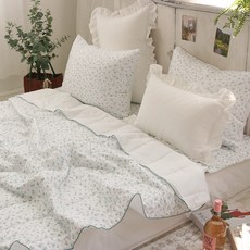 AND COTTON 涼爽夏季薄被, 藍色