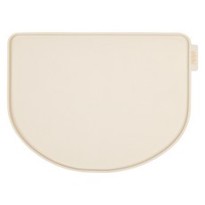 올치 반려동물 세이프 실리콘 식기매트 39.5 x 30 cm oaxd mt6664, 베이지, 1개