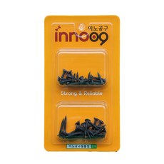 이노공구 석고보드용 외날 나사 흑색 2종 세트 NIT502, 20세트