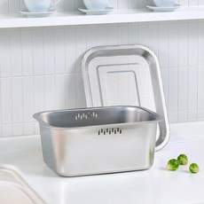 Le made 大容量方形洗碗槽 全不鏽鋼 304 10L, 銀色, 1個