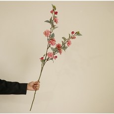 쏘앤영 人造花室內裝飾品山茶花, 紅色