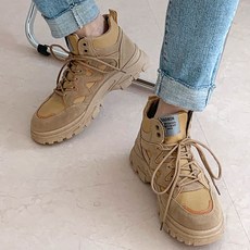 hollybanana 男性沙漠色調中筒靴 HBNN39222