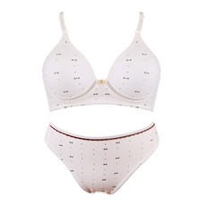 CL STORY 女童發育期第3階段印花內衣+內褲