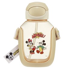 Skater 一鍵式吸管水壺 PDSH6DX, 米奇., 1個, 530ml