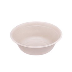 Draw Life 牛皮紙寬漿圓碗 1200ml, 125個, 1入