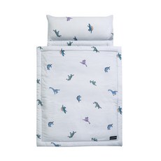 도노도노 유아용 사계절 모달 낮잠이불 세트 일체형, 디노디노