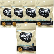 아침애 전연령 강아지 수제 소프트사료, 연어+오리+감자, 200g, 5개