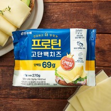 빙그레 프로틴 고단백 슬라이스 치즈, 18g, 15개입, 1개