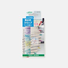 Clover 미니 시접 고정 클립 5종 x 10p 세트 2.6 x 0.65 cm 22-744, 레드, 퍼플, 블루, 옐로우, 그린, 1세트
