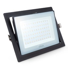 씨티오 LED 사각 투광기 매입형 흑색 주광색 50W, 1개