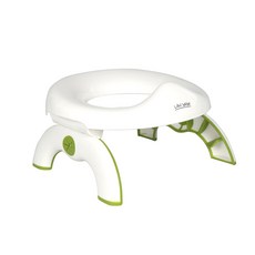 Lavi bebe 2合1攜帶式馬桶坐墊, 綠色