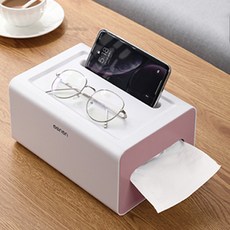 JCP 簡約收納面紙盒, 粉紅色