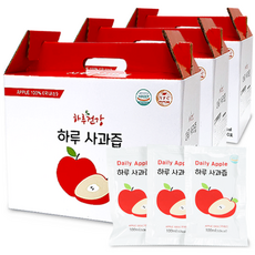 하루건강 사과즙 50p, 3개, 100g