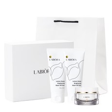 LABIORA 檸檬蜂蜜面膜 2p + 盧蒂山霜組合, 1套