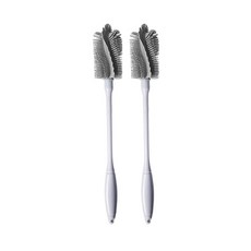 拉芬矽膠清潔刷, 灰色, 2個