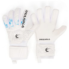 IWanna 防手指扭傷保護守門員手套 雙手用, 白色, 1組