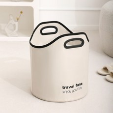 Sonio 簡約色彩多用途折疊洗衣籃, 01 白色