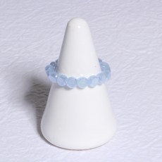 젤루나 여성용 블링 미니 스톤 컬러 비즈 구슬 밴딩 반지 B-41