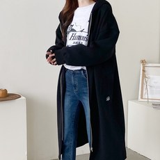 長版連帽拉鍊外套 4170款