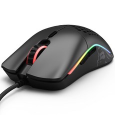 Glorious 遊戲滑鼠, O型, 黑色