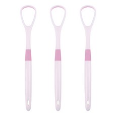 Line 刮舌器 舌苔清潔器 粉紅色, 3個