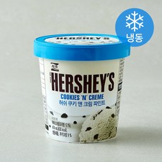 허쉬 쿠키앤크림 파인트 (냉동), 1개, 1개입, 474ml