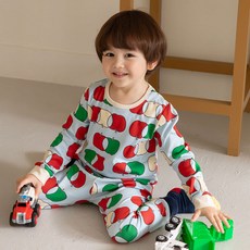 Dailylike 兒童柔軟竹棉九分居家服上下衣套裝