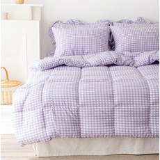 멜란체크 차렵이불 + 베개커버 세트