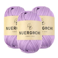 JSTrading 누에르고치 패브릭 얀 뜨개실 100g, 24 라일락, 3개