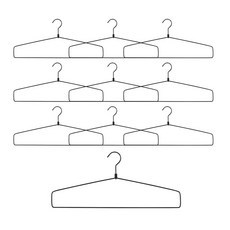 HOME&HOUSE 被子用衣架 M號 51cm, 黑色, 10入