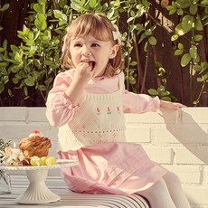 agabang 送禮用 May Knit 棉質背心 + 連身裙 + 包裝組 + 提袋