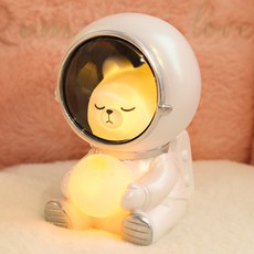年輕人市集 LED 室內裝飾睡眠燈 太空熊, 混合顏色