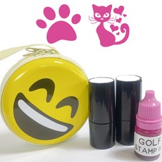 蘋果高爾夫球印章組, PINK B, 1套