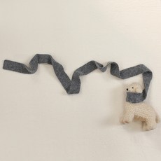 LuckyBambine 兒童安哥拉修身針織圍巾
