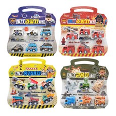 迷你車 4種組, 混色