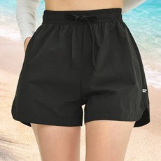 HERRINGBONE apparel 女款鬱金香 A-line 防曬衣雙層 3分海灘褲 AJ345W