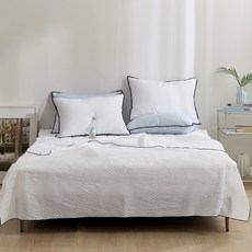farfe 冰沙涼感單層夏被, 白色
