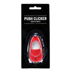 딩동펫 강아지 클리커, 레드, 1개