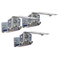 Blindmake 免鑽孔支架, 3個, 銀色