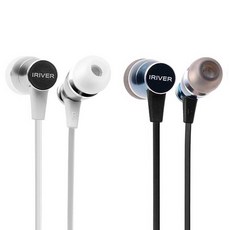 아이리버 커널형 이어폰 2종 세트 BHC-180 다크블루 화이트, 다크블루, 화이트